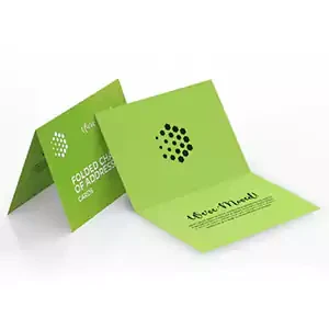 Quick Texture Folded Visiting Cards