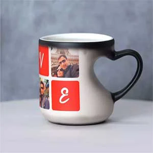 Heart Cut Magic Mugs