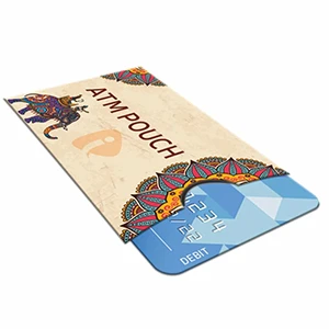 Glossy ATM Paper Pouch