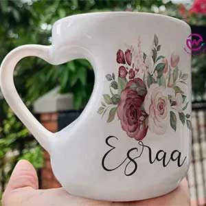 Heart Cut Handle Mugs