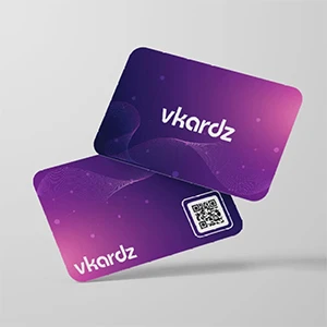 PVC White Velvet Fusing Visiting Cards
