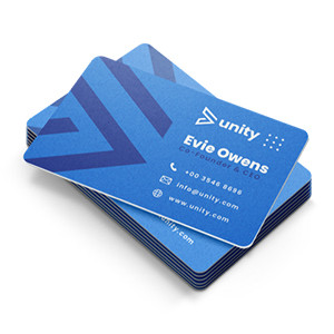 PVC White Matte Fusing Visiting Cards