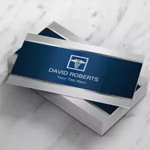 Quick Silver Metalic Visiting Cards