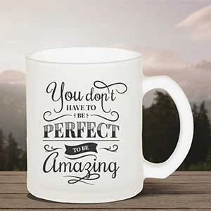 Frosted Glass Mugs