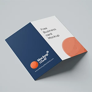 Texture Folded Visiting Cards