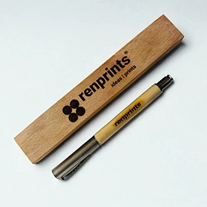 Rectangle Wooden Pen Stand