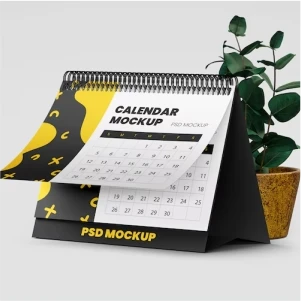 Premium Table Calendar 7x9.5 inch (8 Leaf)